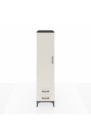 Kronos Dolap Tek Raflı 2 Çekmeceli Tek Askılı 44x59x182 - S88M029V4C