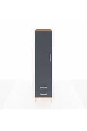 Kronos Dolap Tek Raflı 2 Çekmeceli Tek Askılı 44x59x182 - S88M029V8C