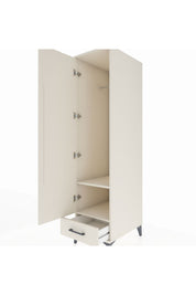 Kronos Dolap 2 Raflı Tek Çekmeceli Tek Askılı 44x59x182 - S88M030V1C