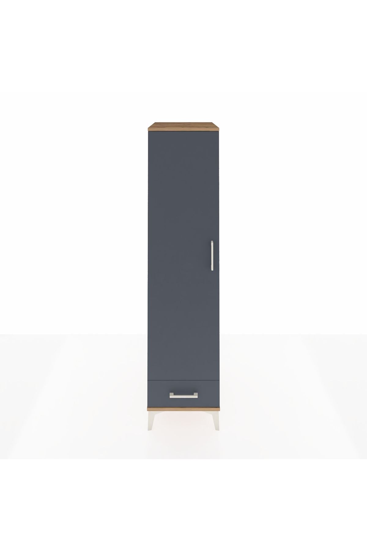Kronos Dolap 2 Raflı Tek Çekmeceli Tek Askılı 44x59x182 - S88M030V8C