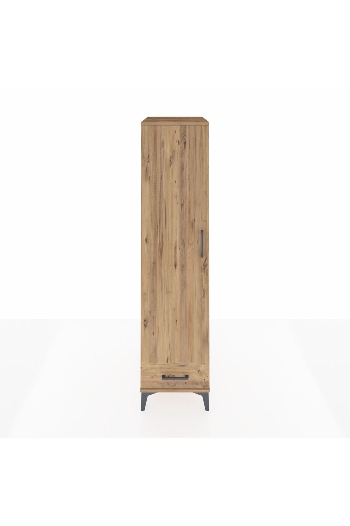 Kronos Dolap 2 Raflı Tek Çekmeceli Tek Askılı 44x59x182 - S88M030V9C