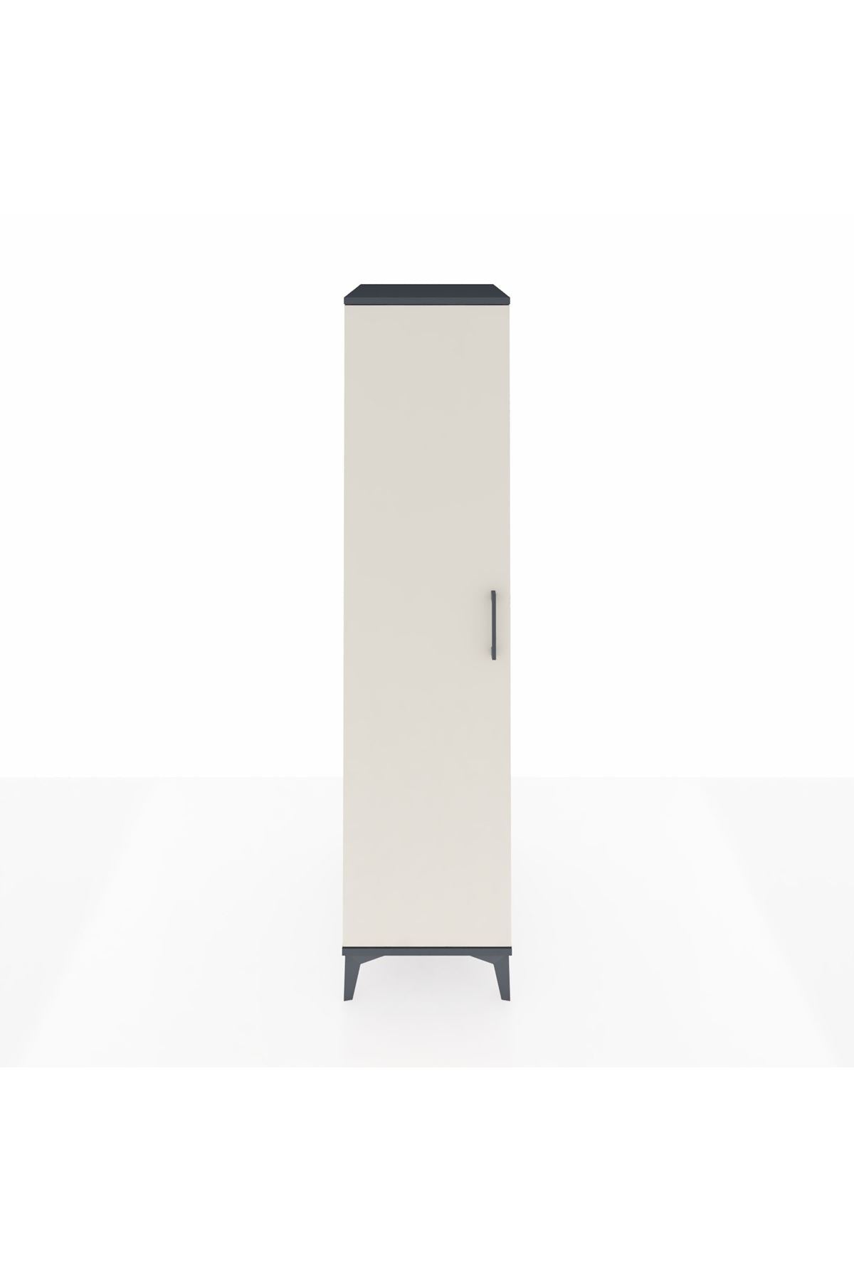 Kronos Dolap 2 Raflı Tek Kapaklı Tek Askılı 44x59x182 - S88M031V4C