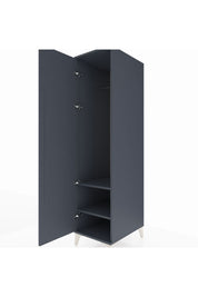 Kronos Dolap 2 Raflı Tek Kapaklı Tek Askılı 44x59x182 - S88M031V5C