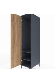 Kronos Dolap 2 Raflı Tek Kapaklı Tek Askılı 44x59x182 - S88M031V6C