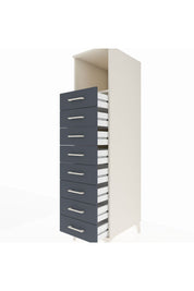 Kronos Dolap Tek Raflı 8 Çekmeceli 44x59x182 - S88M032V2C