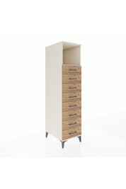 Kronos Dolap Tek Raflı 8 Çekmeceli 44x59x182 - S88M032V3C
