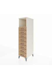 Kronos Dolap Tek Raflı 8 Çekmeceli 44x59x182 - S88M032V3C