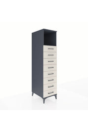 Kronos Dolap Tek Raflı 8 Çekmeceli 44x59x182 - S88M032V4C