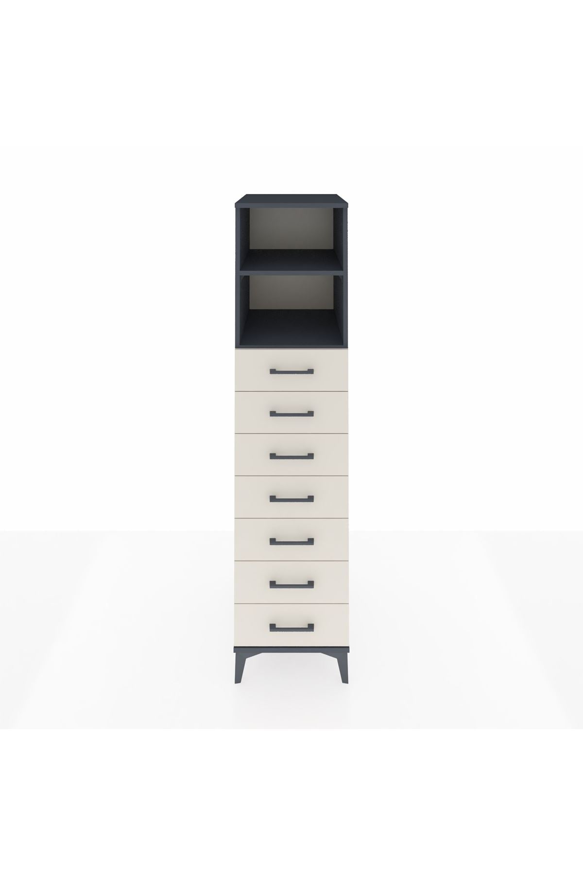 Kronos Dolap 2 Raflı 7 Çekmeceli 44x59x182 - S88M033V4C