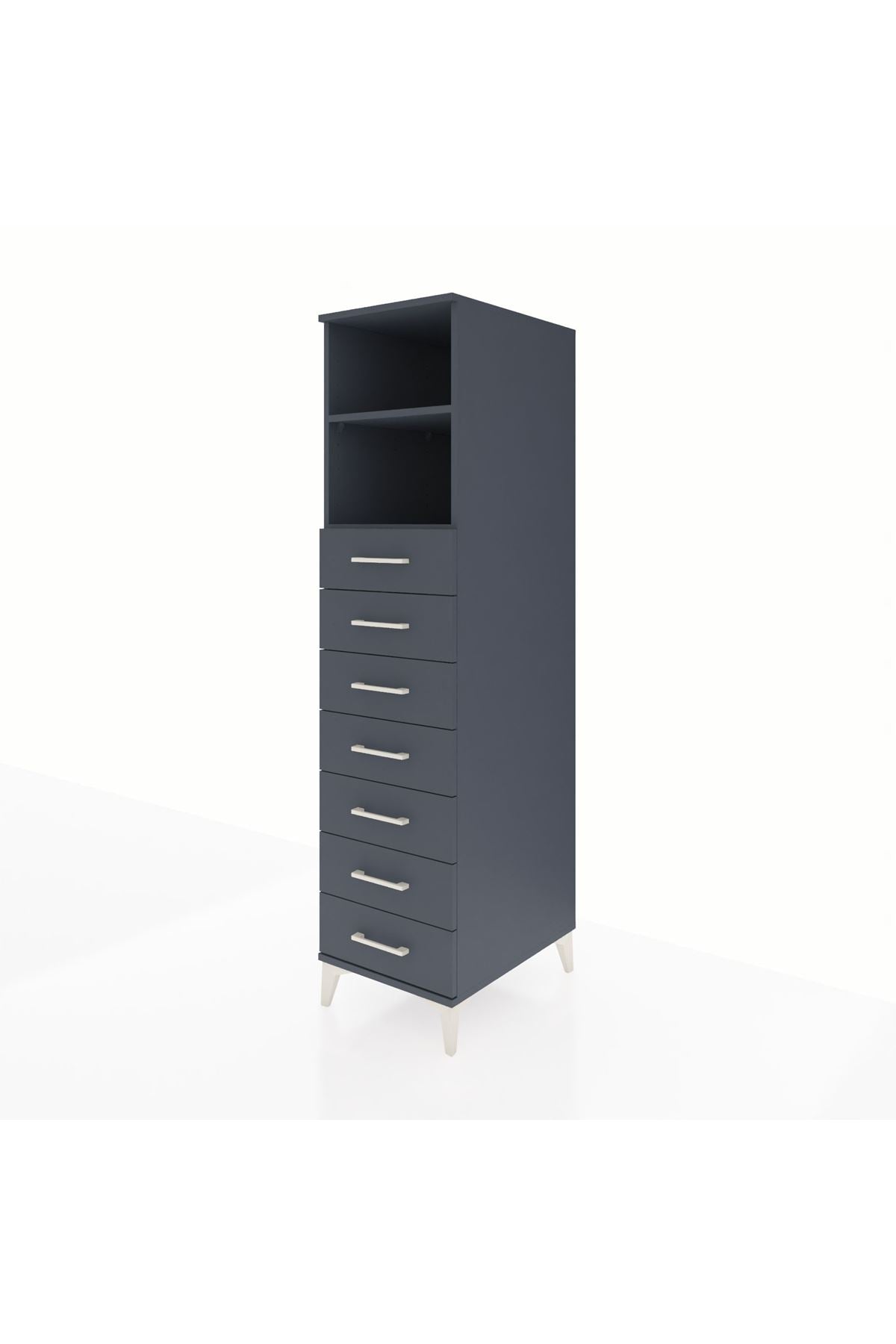 Kronos Dolap 2 Raflı 7 Çekmeceli 44x59x182 - S88M033V5C