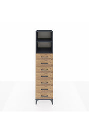 Kronos Dolap 2 Raflı 7 Çekmeceli 44x59x182 - S88M033V6C