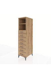 Kronos Dolap 2 Raflı 7 Çekmeceli 44x59x182 - S88M033V9C