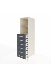 Kronos Dolap 2 Raflı 6 Çekmeceli 44x59x182 - S88M034V2C