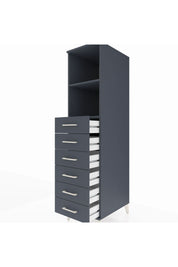 Kronos Dolap 2 Raflı 6 Çekmeceli 44x59x182 - S88M034V5C