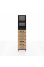 Kronos Dolap 2 Raflı 6 Çekmeceli 44x59x182 - S88M034V6C