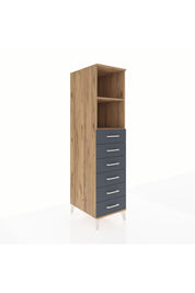 Kronos Dolap 2 Raflı 6 Çekmeceli 44x59x182 - S88M034V8C