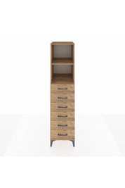 Kronos Dolap 2 Raflı 6 Çekmeceli 44x59x182 - S88M034V9C