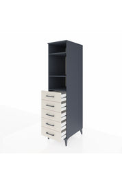 Kronos Dolap 3 Raflı 5 Çekmeceli 44x59x182 - S88M035V4C
