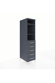 Kronos Dolap 3 Raflı 5 Çekmeceli 44x59x182 - S88M035V5C