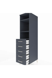 Kronos Dolap 3 Raflı 5 Çekmeceli 44x59x182 - S88M035V5C