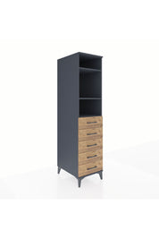 Kronos Dolap 3 Raflı 5 Çekmeceli 44x59x182 - S88M035V6C