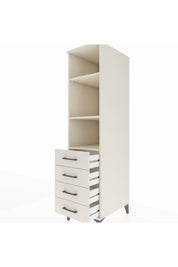 Kronos Dolap 3 Raflı 4 Çekmeceli 44x59x182 - S88M036V1C