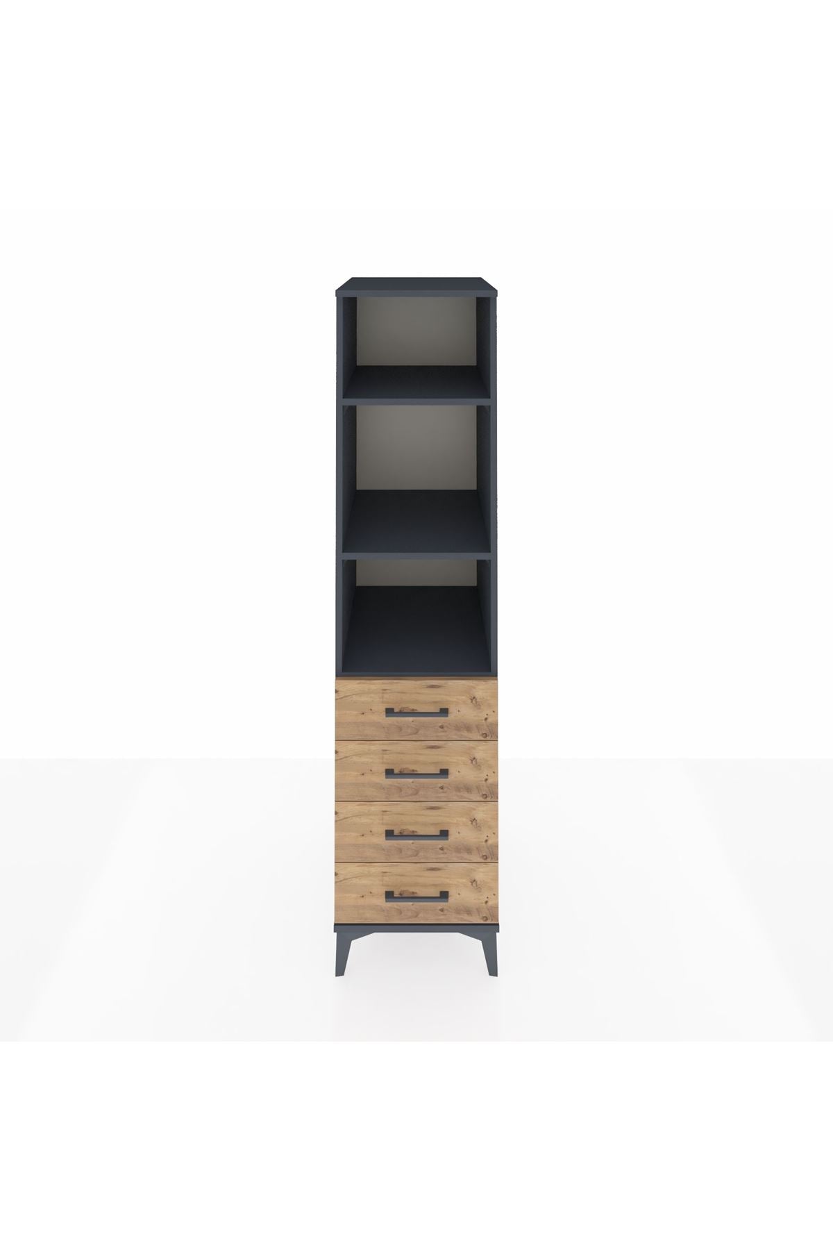 Kronos Dolap 3 Raflı 4 Çekmeceli 44x59x182 - S88M036V6C