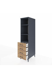 Kronos Dolap 3 Raflı 4 Çekmeceli 44x59x182 - S88M036V6C
