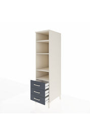Kronos Dolap 4 Raflı 3 Çekmeceli 44x59x182 - S88M037V2C
