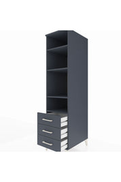 Kronos Dolap 4 Raflı 3 Çekmeceli 44x59x182 - S88M037V5C