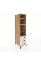 Kronos Dolap 4 Raflı 3 Çekmeceli 44x59x182 - S88M037V7C