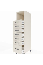 Kronos Dolap Tek Raflı 7 Çekmeceli 44x59x182 - S88M038V1C