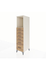 Kronos Dolap Tek Raflı 6 Çekmeceli 44x59x182 - S88M039V3C