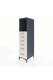 Kronos Dolap Tek Raflı 6 Çekmeceli 44x59x182 - S88M039V4C