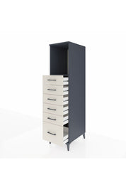 Kronos Dolap Tek Raflı 6 Çekmeceli 44x59x182 - S88M039V4C