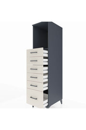 Kronos Dolap Tek Raflı 6 Çekmeceli 44x59x182 - S88M039V4C