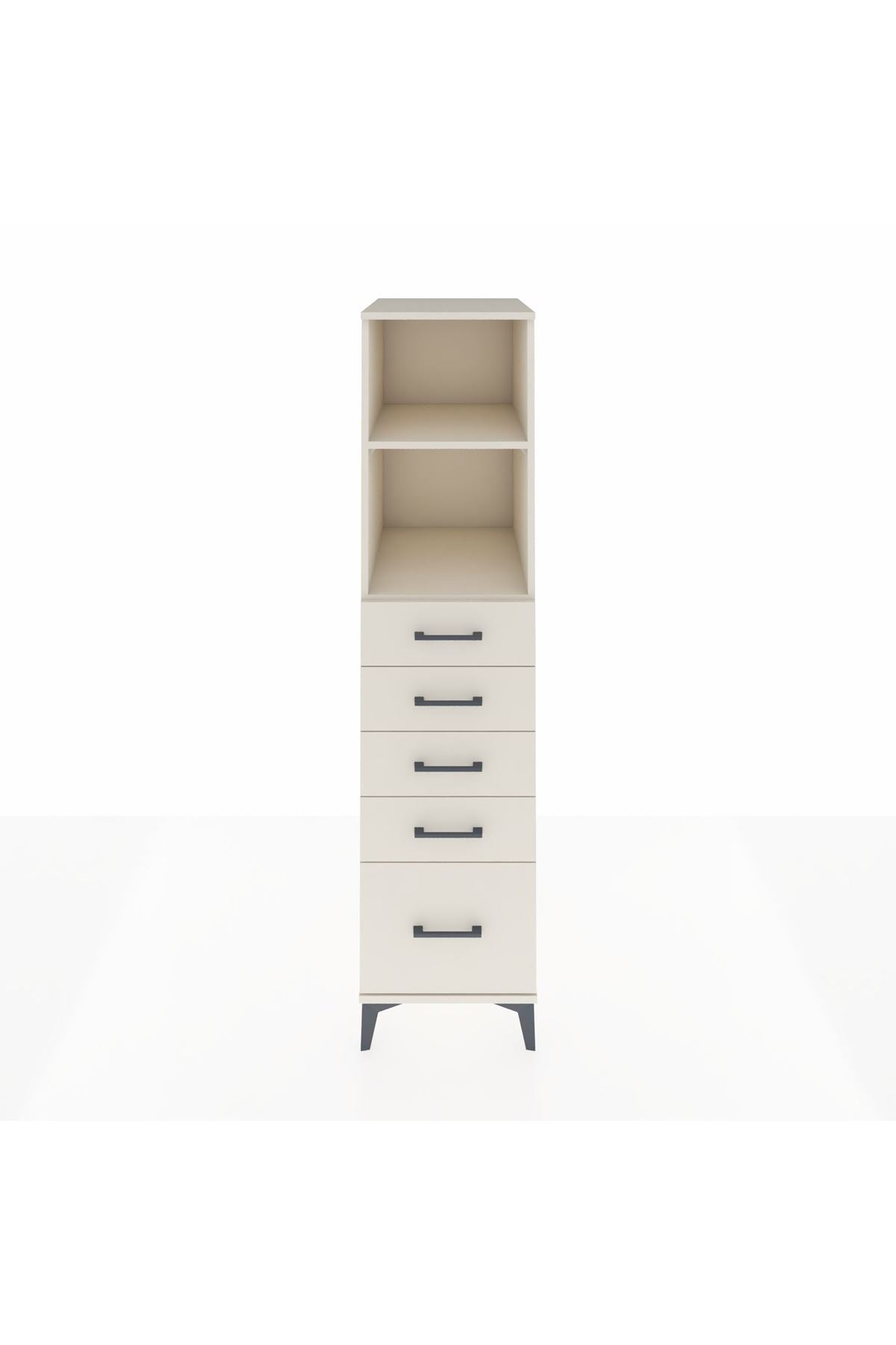 Kronos Dolap 2 Raflı 5 Çekmeceli 44x59x182 - S88M040V1C