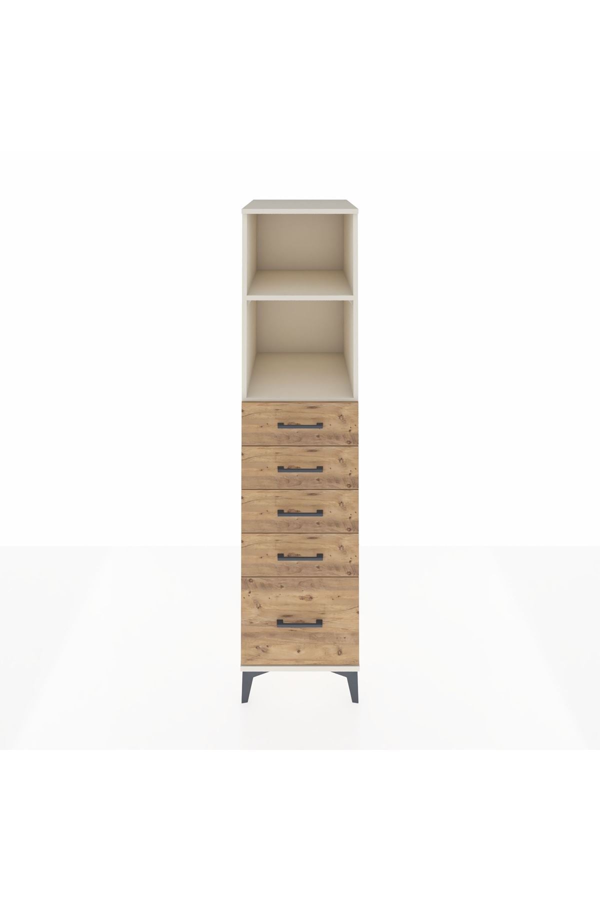 Kronos Dolap 2 Raflı 5 Çekmeceli 44x59x182 - S88M040V3C