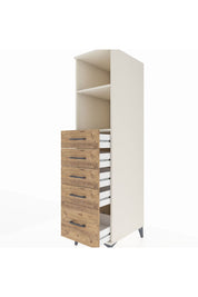 Kronos Dolap 2 Raflı 5 Çekmeceli 44x59x182 - S88M040V3C
