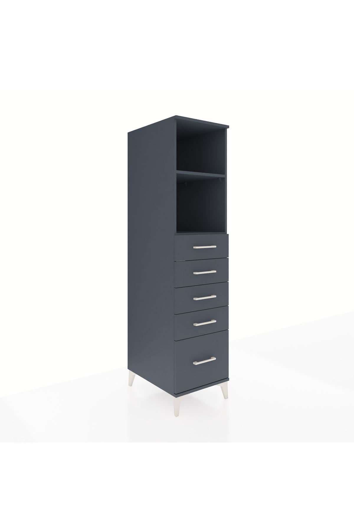 Kronos Dolap 2 Raflı 5 Çekmeceli 44x59x182 - S88M040V5C