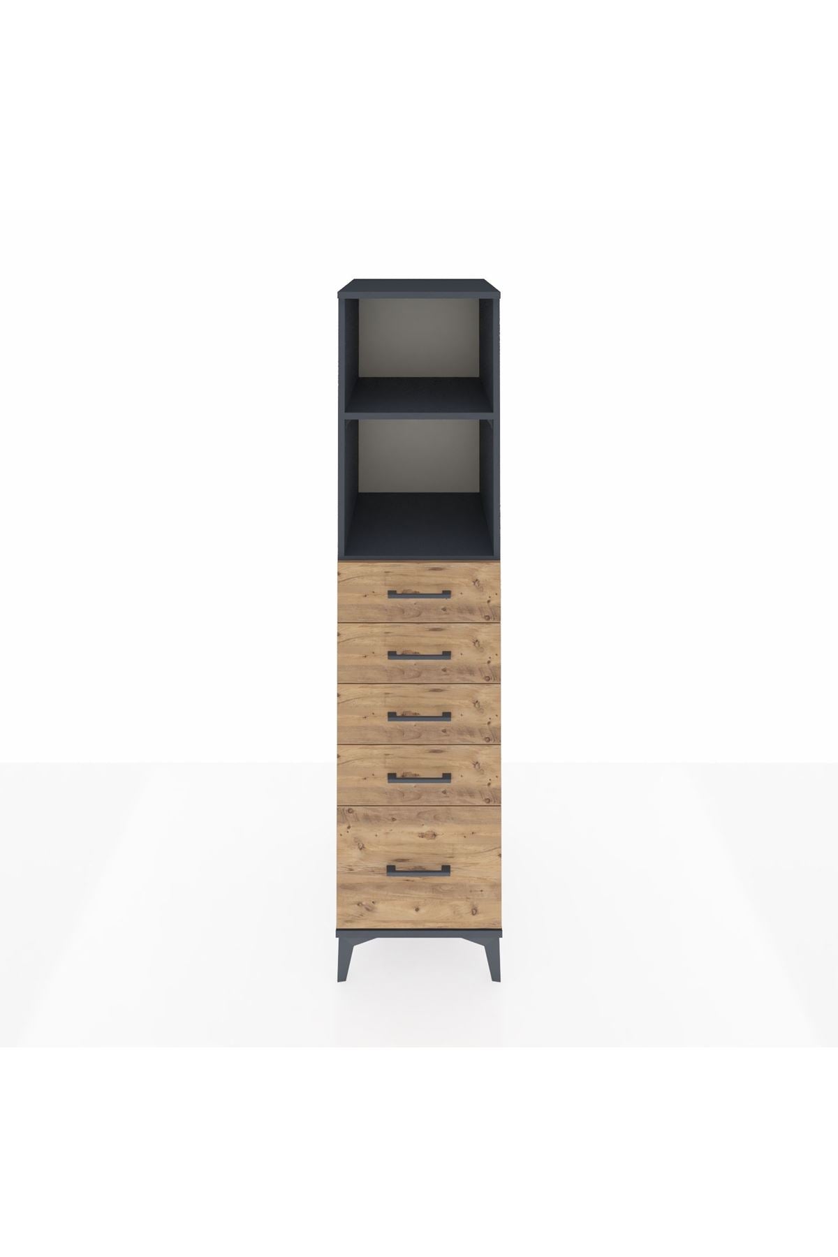 Kronos Dolap 2 Raflı 5 Çekmeceli 44x59x182 - S88M040V6C