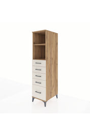 Kronos Dolap 2 Raflı 5 Çekmeceli 44x59x182 - S88M040V7C