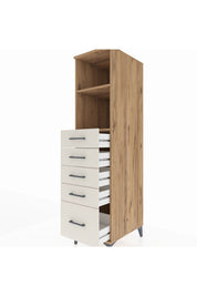 Kronos Dolap 2 Raflı 5 Çekmeceli 44x59x182 - S88M040V7C