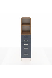 Kronos Dolap 2 Raflı 5 Çekmeceli 44x59x182 - S88M040V8C