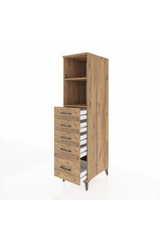 Kronos Dolap 2 Raflı 5 Çekmeceli 44x59x182 - S88M040V9C