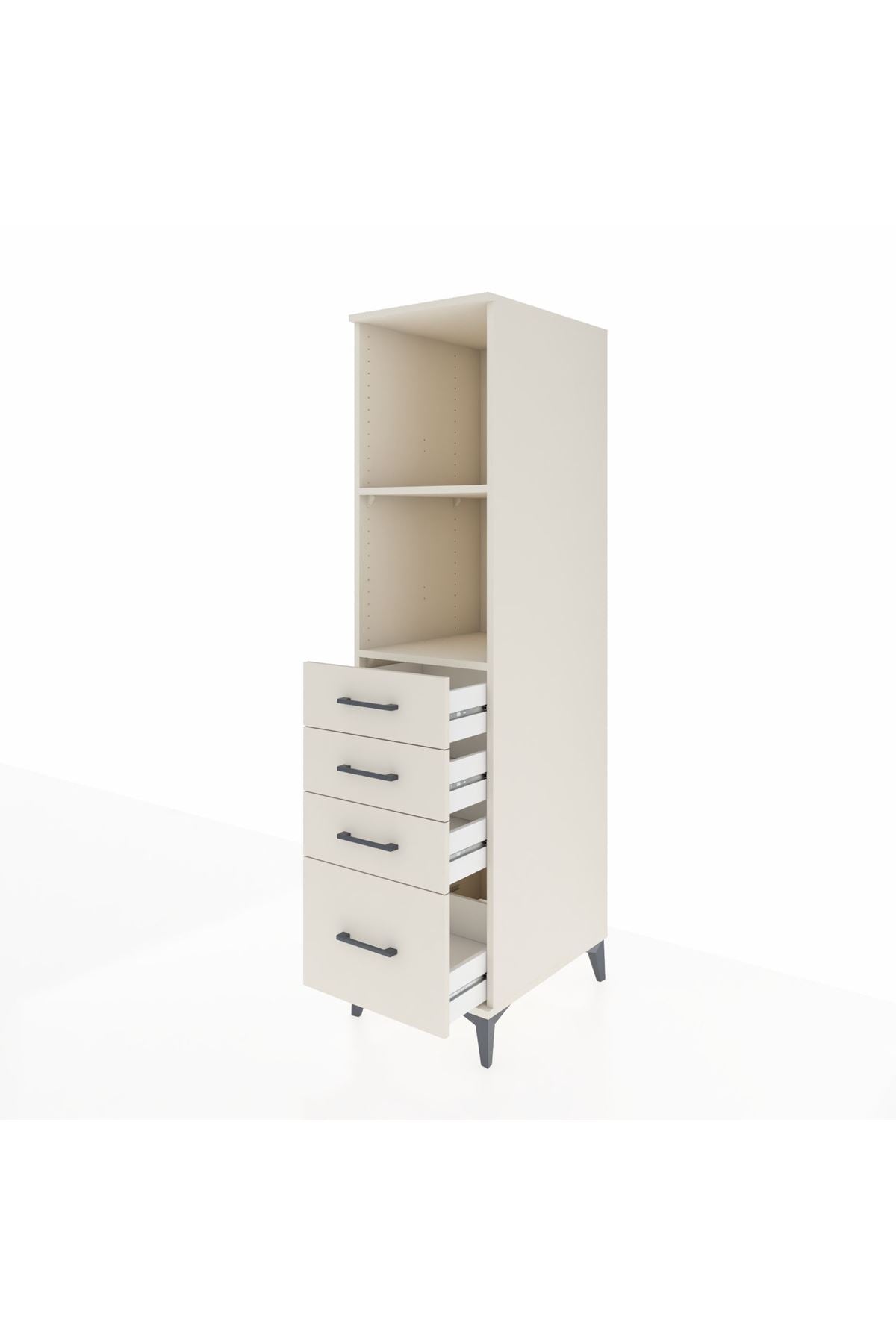 Kronos Dolap 2 Raflı 4 Çekmeceli 44x59x182 - S88M041V1C