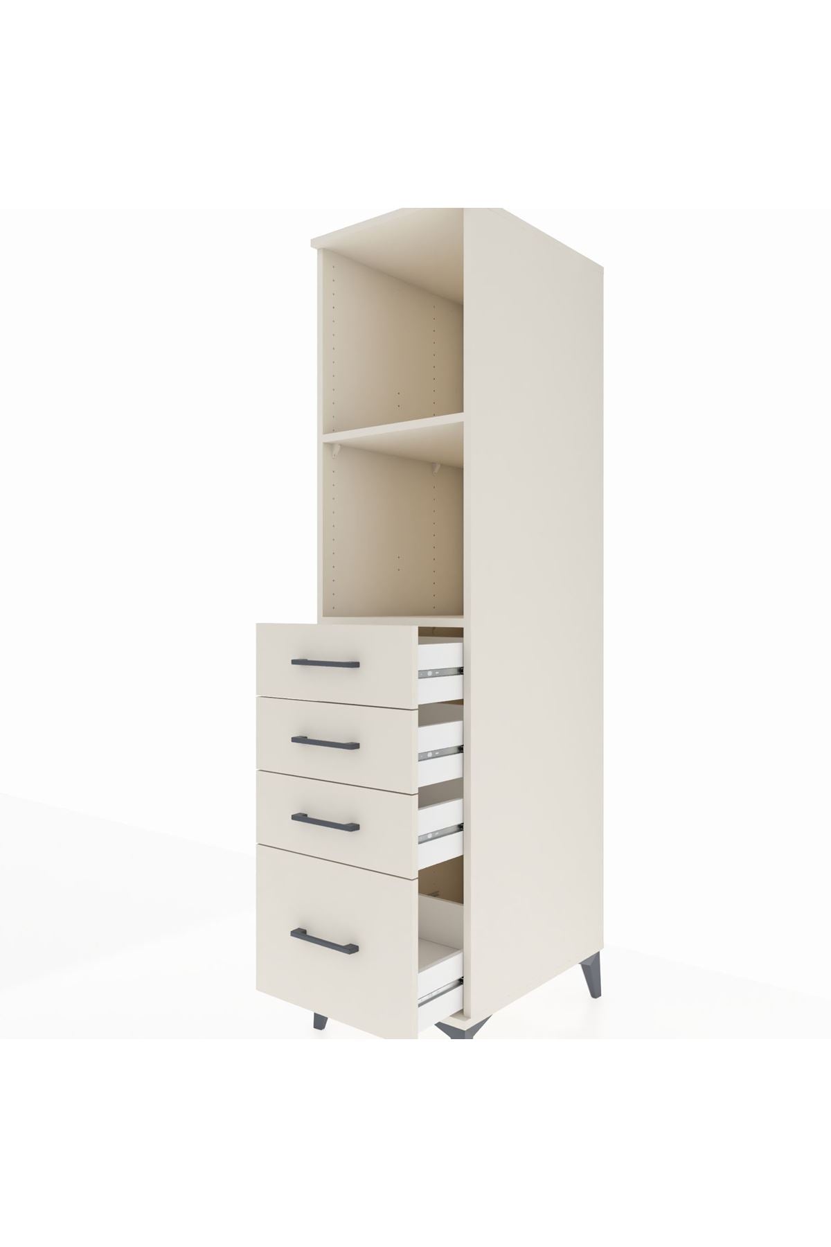 Kronos Dolap 2 Raflı 4 Çekmeceli 44x59x182 - S88M041V1C
