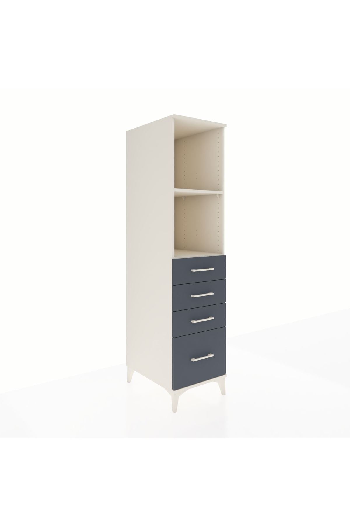 Kronos Dolap 2 Raflı 4 Çekmeceli 44x59x182 - S88M041V2C