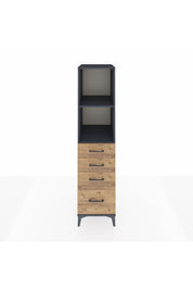 Kronos Dolap 2 Raflı 4 Çekmeceli 44x59x182 - S88M041V6C