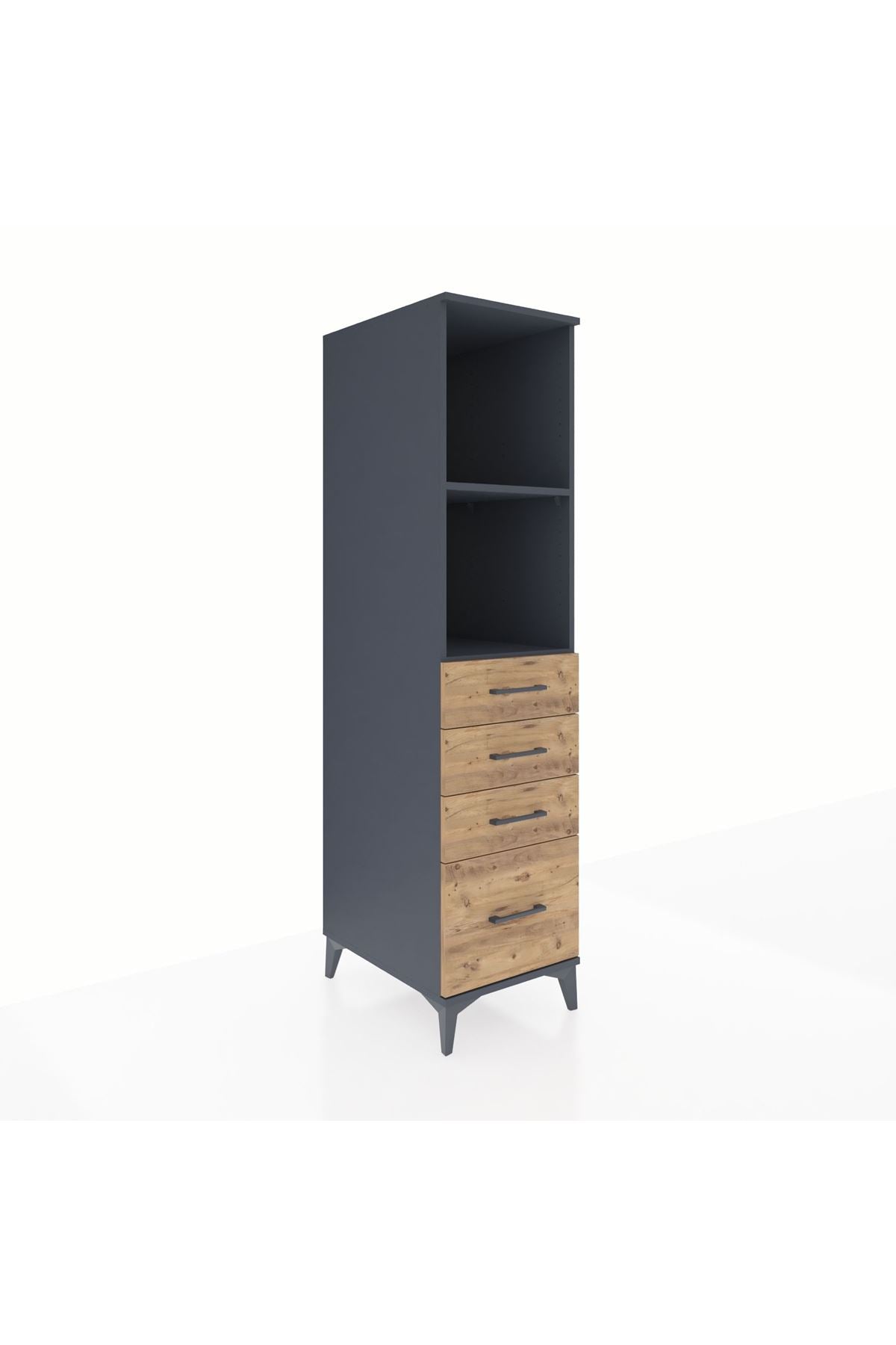 Kronos Dolap 2 Raflı 4 Çekmeceli 44x59x182 - S88M041V6C